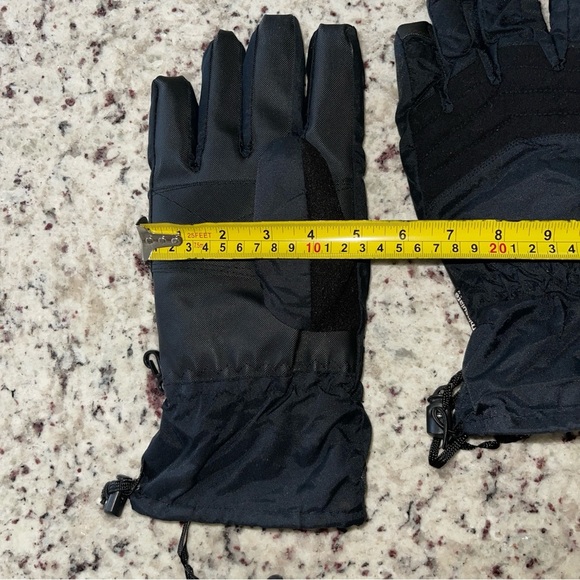 Thinsulate Nylon Ski Gloves 40 Gram Size XL Black Winter Fleece Warm Mens Snow - Picture 7 of 7